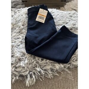 Andy & Evan Baby Navy Blue Cropped Pants Size 18-24M NWT